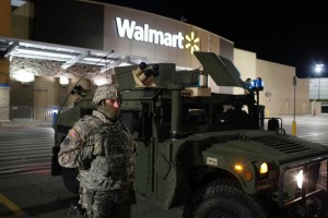 National Guard doing their duty on Black Friday